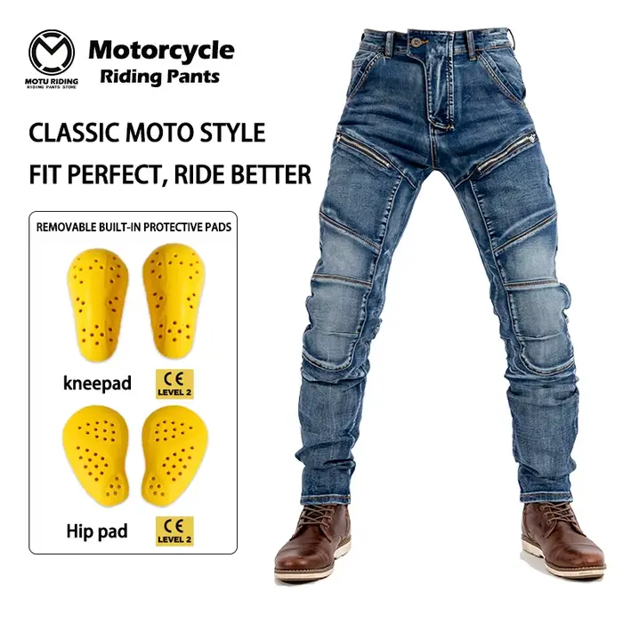 Jeans moto en Kevlar pour homme