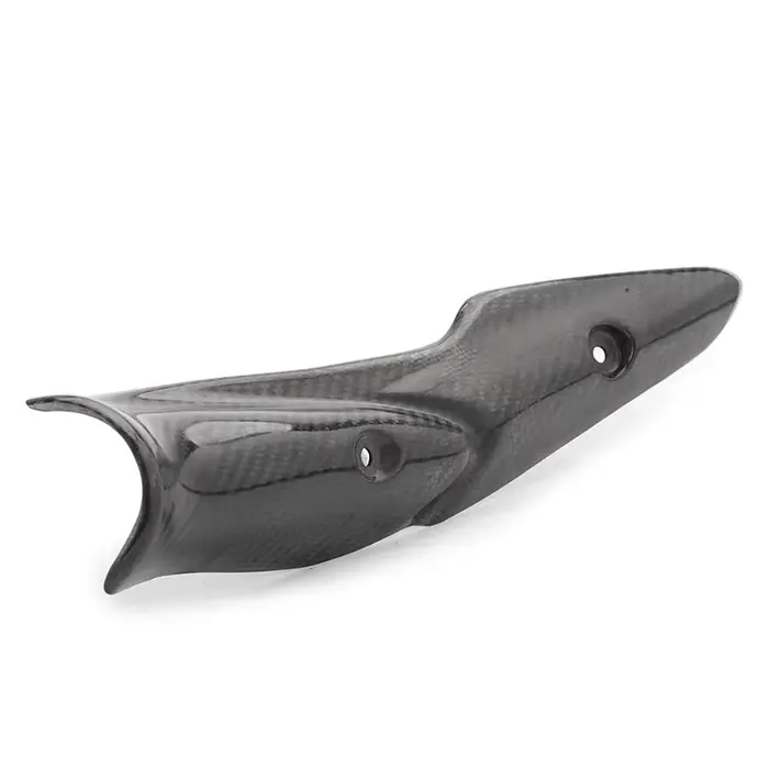 Couvercle de Protection Thermique en Fibre de Carbone pour Moto Kawasaki, Accessoire Anti-Brûlure po