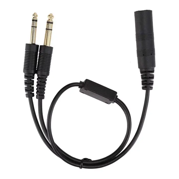 Adaptateur de casque d'aviation générale pour hélicoptère, connecteur de casque, Communication d'avi