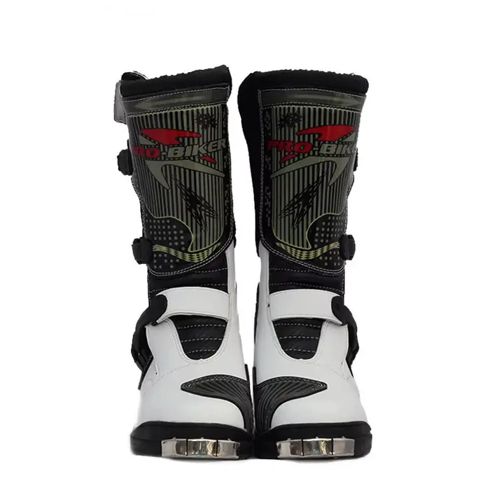 Bottes d'équitation de moto professionnelles pour hommes et femmes, bottes de course de pluie, botte