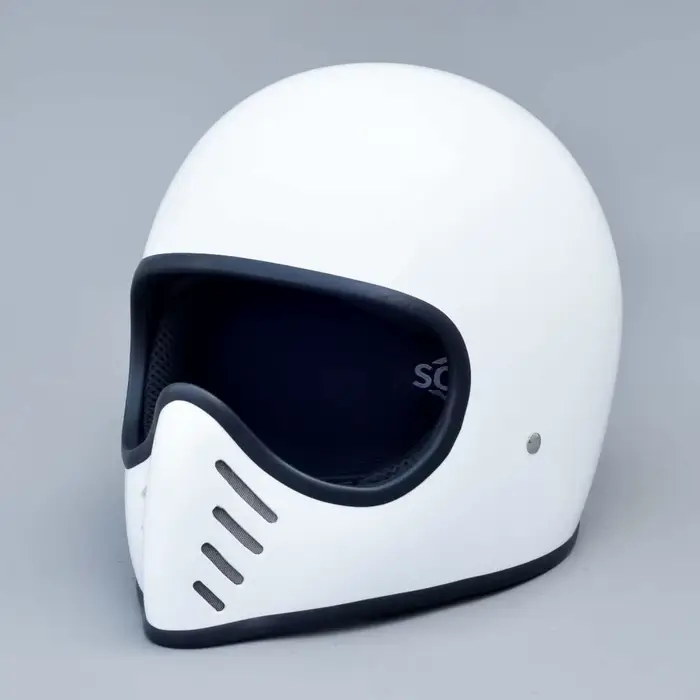 Rétro Mini casque de Moto intégral hommes femmes Cascos Para Moto Vintage café japon TT casques en f