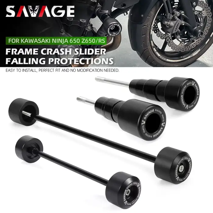 Protecteur de curseur de cadre Z650 pour KAWASAKI NINJA 650 Z 650 RS 2017 – 2023, Protection de curs