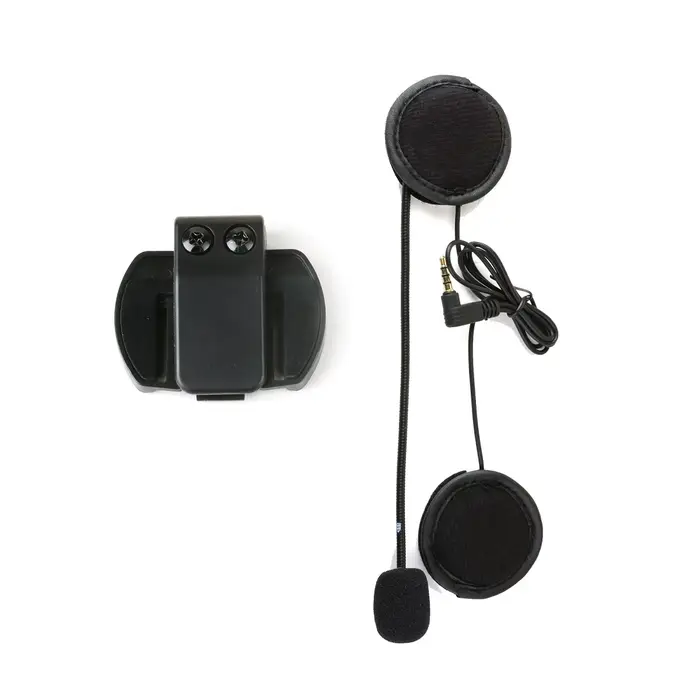EJEAS V6 PRO Casque Interphone Clip 3.5mm Microphone Haut Parleur Casque pour Vnetphone V4 Moto Blue