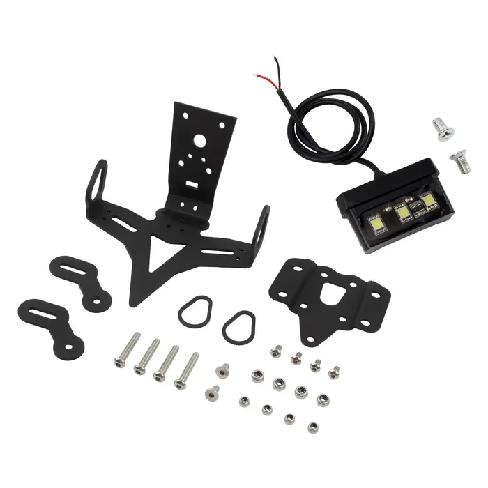 Support de plaque d'immatriculation arrière de moto