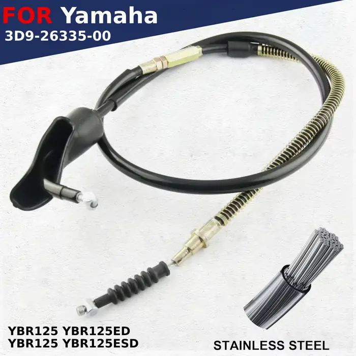 Pièces de moto, câble d'embrayage, ligne de frein, pour Yamaha YBR125 YBR125ED YBR125ESD, équipement