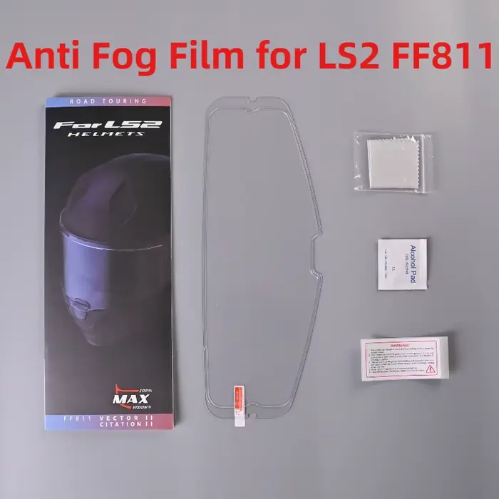 Visière pour casque LS2 FF811 Vector II Citation II, lentille Anti-UV pour moto, légère et Durable,