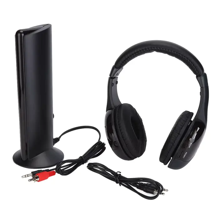 Casque sans fil 5 en 1, HiFi, Deep Bass, Radio FM, Casque supra-auriculaire avec surveillance pour P