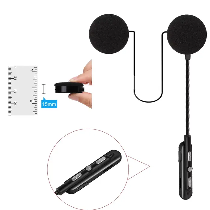 Bluetooth 5.0 casque de Moto casque étanche Moto casque sans fil stéréo écouteur haut-parleur mains 