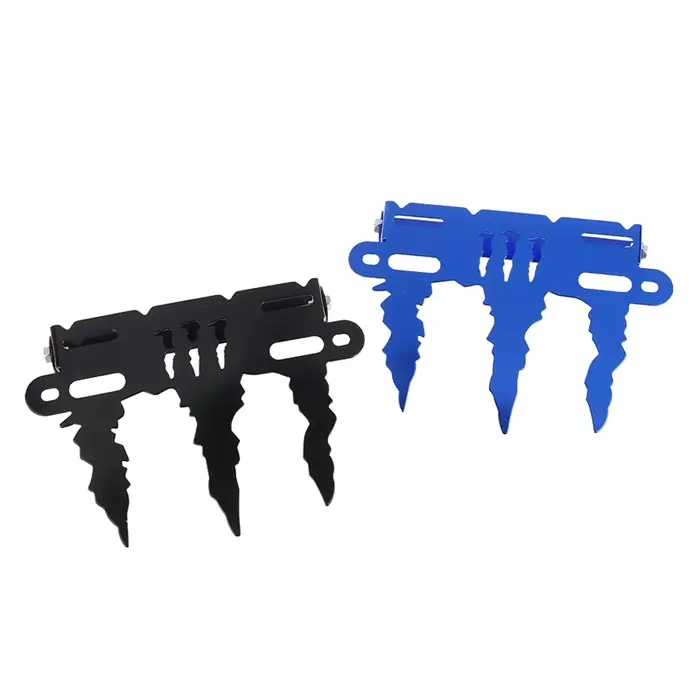 Support de plaque d'immatriculation pour moto