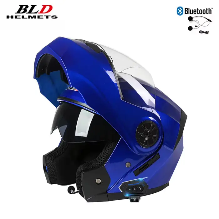 DOT ECE YuanTao unisexe modulaire Filp Up casque de Moto intégral casque de course Casco Moto double