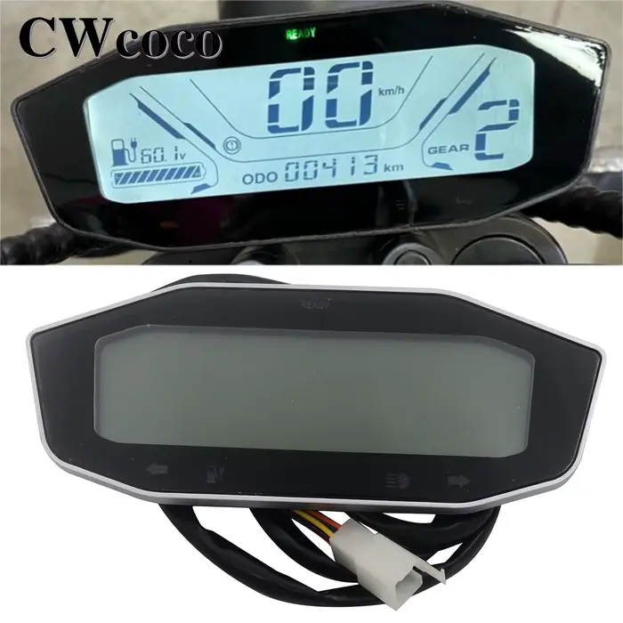 Compteur de vitesse pour Scooter électrique, odomètre, affichage de la puissance de la batterie, Tab