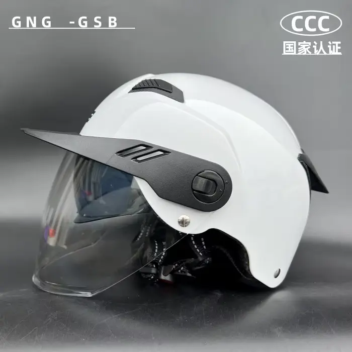 Casque demi-coque GSB G-21 pour moto, certifié ECE, léger, pour l'été, pour hommes et femmes, pour v