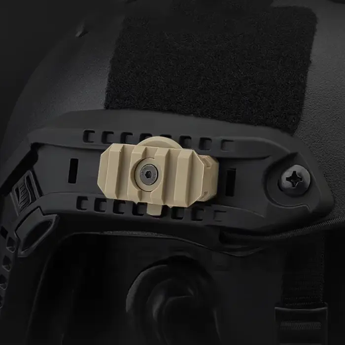 Adaptateur de montage sur rail latéral pour casque