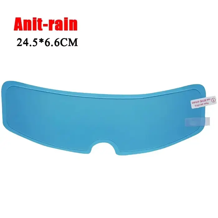 Film de Patch Anti-buée pour casque de Moto, Film de lentille Anti-pluie pour visière de Moto, clair