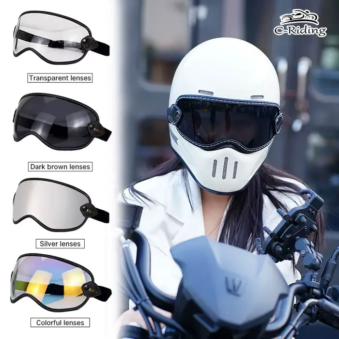 Lunettes de moto rétro