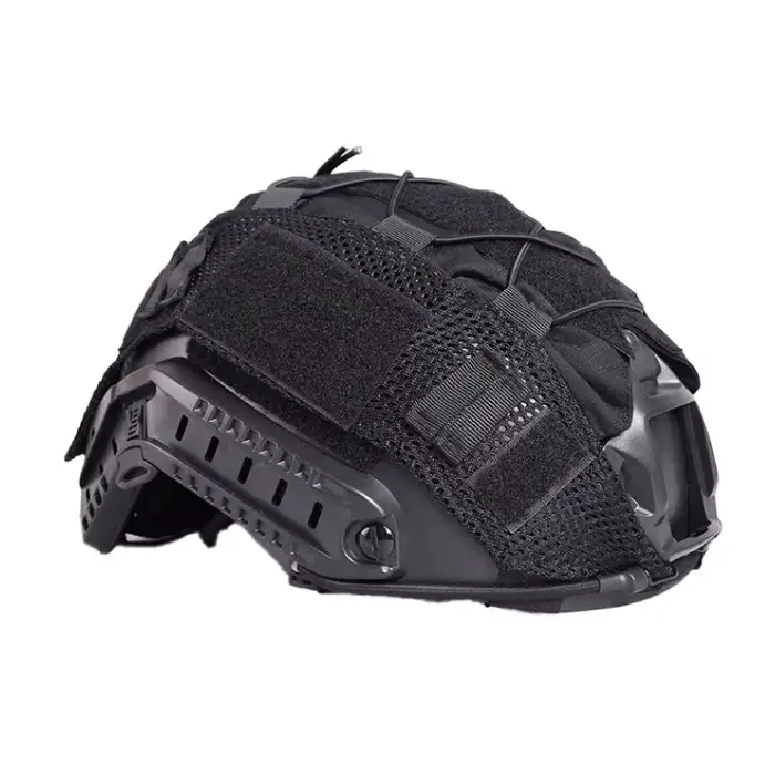 Housse de casque tactique en tissu camouflage