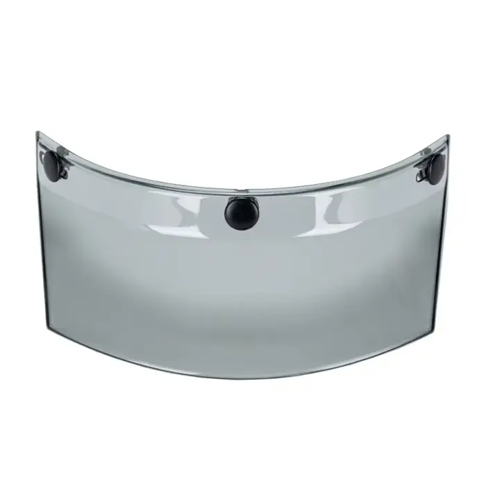 Visière de casque de moto rétro facile à installer, boucle à 3 broches, visière de remplacement clas