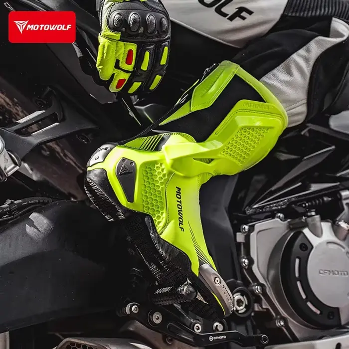 Bottes antidérapantes et Anti-chute pour Moto tout-terrain