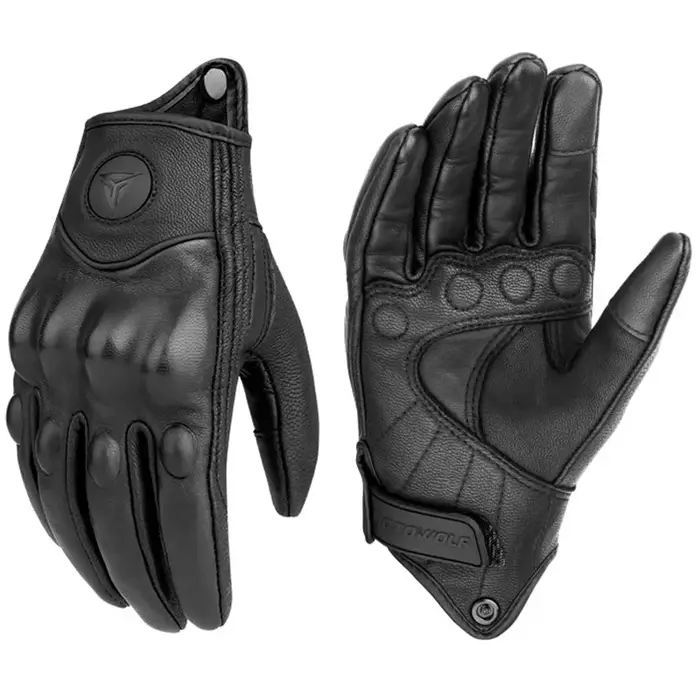 Gants de Moto hommes femmes Moto cuir carbone cyclisme vtt accessoires gant Moto motocross ATV équip