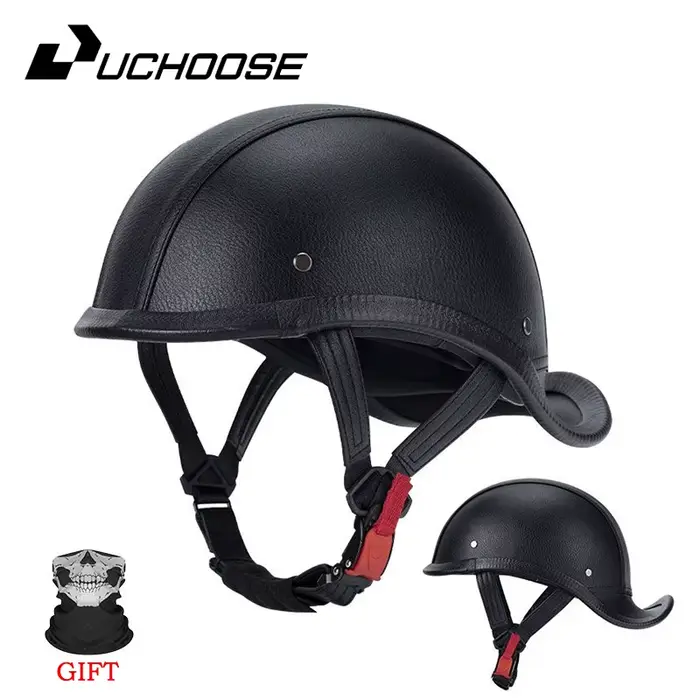 Demi-casque De Moto rétro