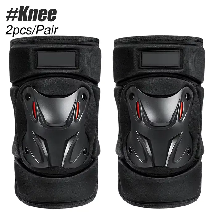 1 paire de genouillères pour moto, équipement de protection pour moto, protections pour genoux, tout