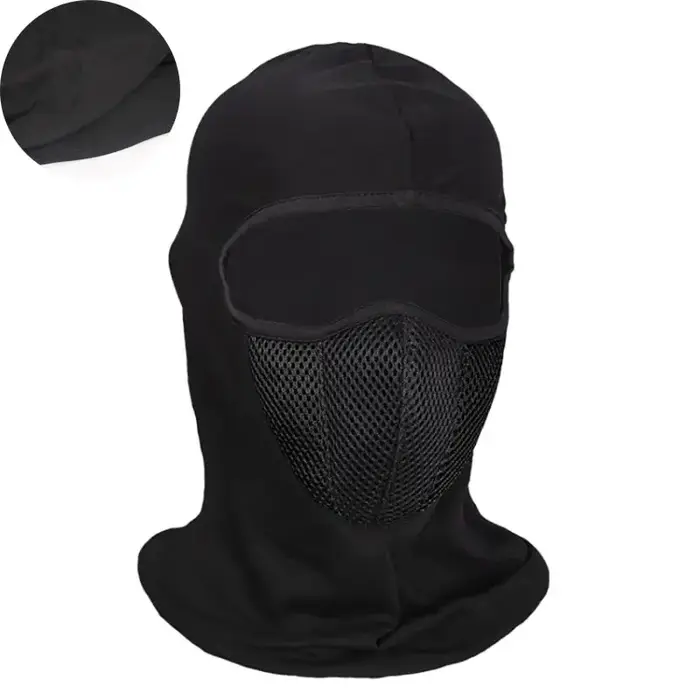 Masque de cyclisme intégral pour homme, cagoule de moto, équipement de sauna coupe-vent, respirant, 