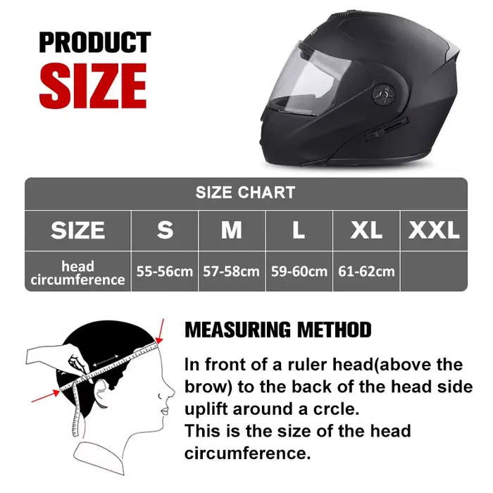 Nouveau Casque de moto intégral course avec Double pare-soleil femmes homme rabattable