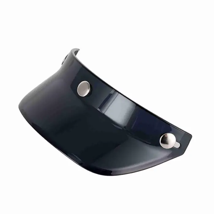 Visière de casque de moto réglable avec un design à trois boutons