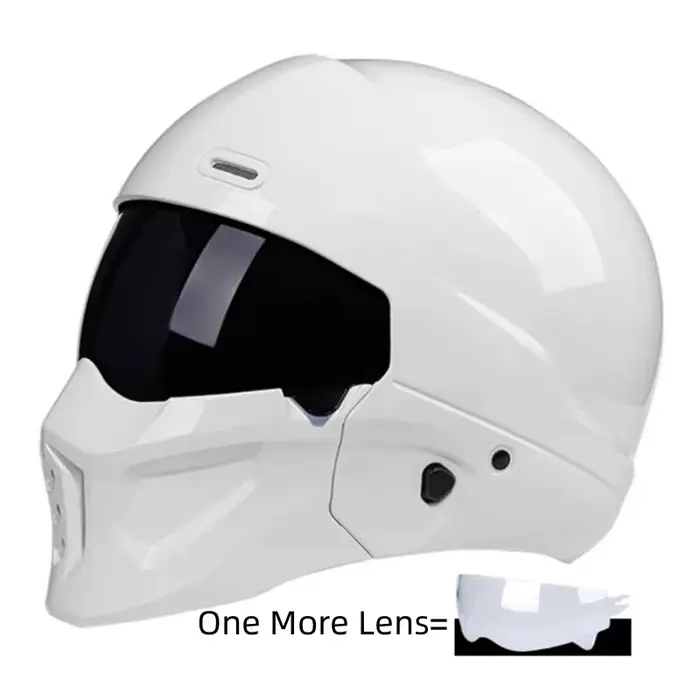 Casque de Moto rétro Vintage Cascos Para Moto modulaire sans Scorpion casque complet combinaison cas