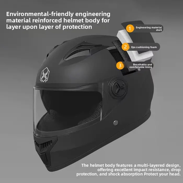 Casque de moto, casques de course, cascos para moto, sécurité, casque de sport unisexe pour moto, casque intégral, hiver, chaud, casco moto