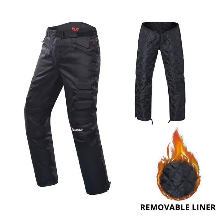 DUHAN veste de Moto noire pantalon de Moto hommes veste de course de Motocross armure corporelle ave