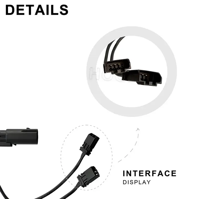 Adaptateur d'accessoires avant pour feux de circulation/clignotants pour Harley Touring Street Glide & Road Glide 2023.5-2025 – Accessoires moto