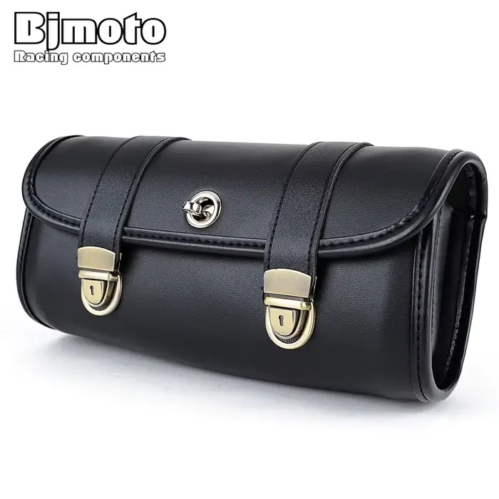 Sacoche de dégager de moto en cuir PU, sacs à bagages, fourche avant, sac à outils pour Sportster, C