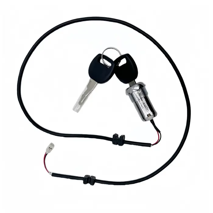 Cylindre de serrure électronique Original Kukirin G4 avec clé pour trottinette électrique Kugoo Kirin G4