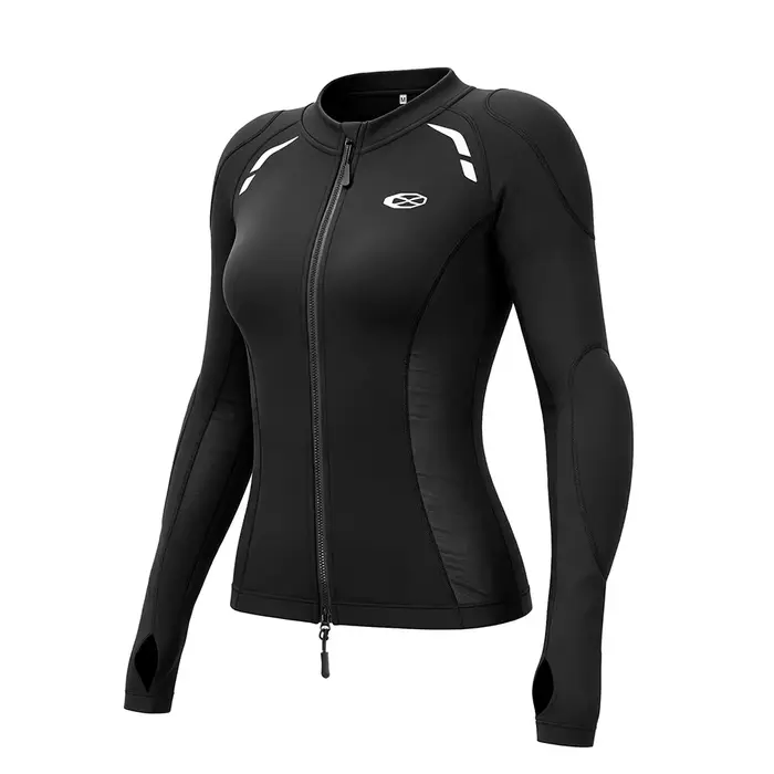 Veste de moto pour femmes, veste à armure souple, niveau CE, vêtements de protection corporelle pour
