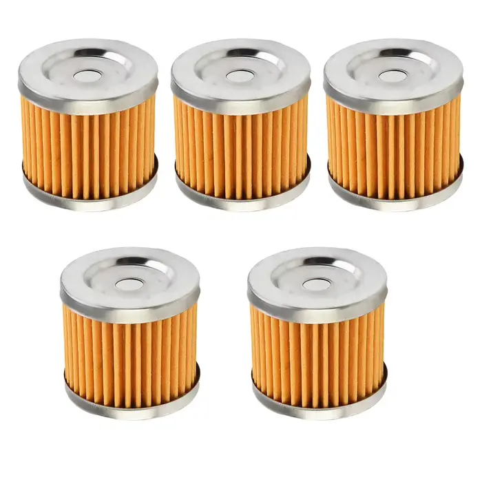 Filtre à huile moteur de moto, 5 pièces, pièces de rechange pour HJ125K GN125 EN125 GS125 HJ GN EN 1