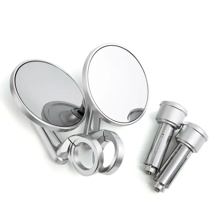 Rétroviseur de moto universel, 1 paire, 7/8 ", 22mm, miroir latéral de motocyclette, accessoires