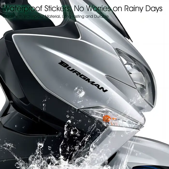 Autocollants lumineux imperméables pour moto, pour Suzuki BURGMAN 400 650 125 200 AN 250 AN250 AN400