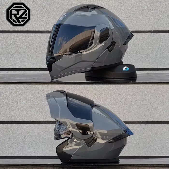 ORZ personnalisé Moto casque intégral hommes femmes mode double lentille casques Motocross course mo