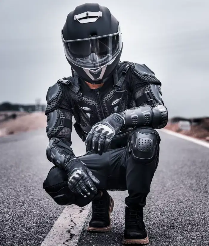 Veste de protection intégrale pour moto