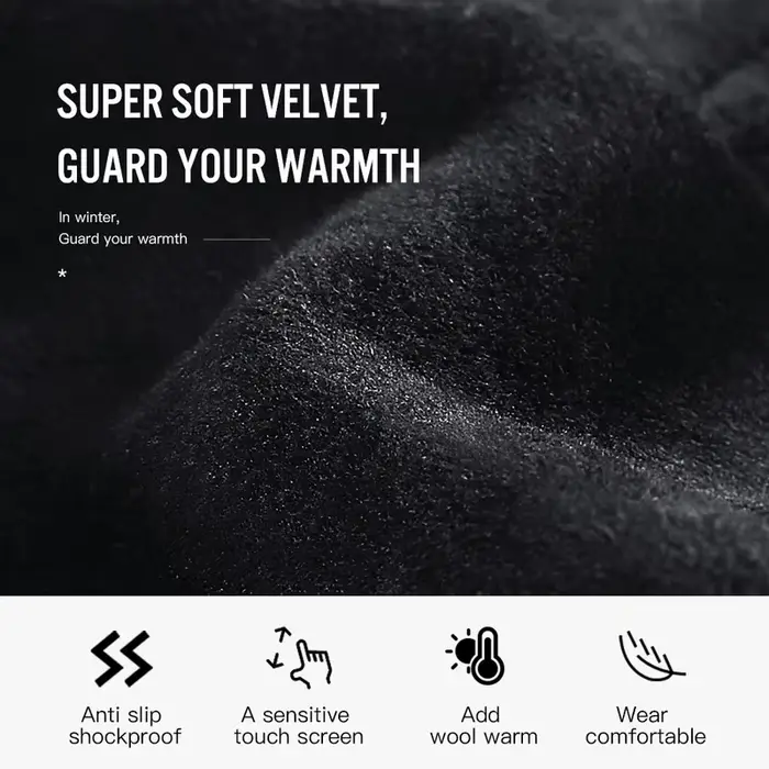 Gants de cyclisme d'hiver pour hommes et femmes