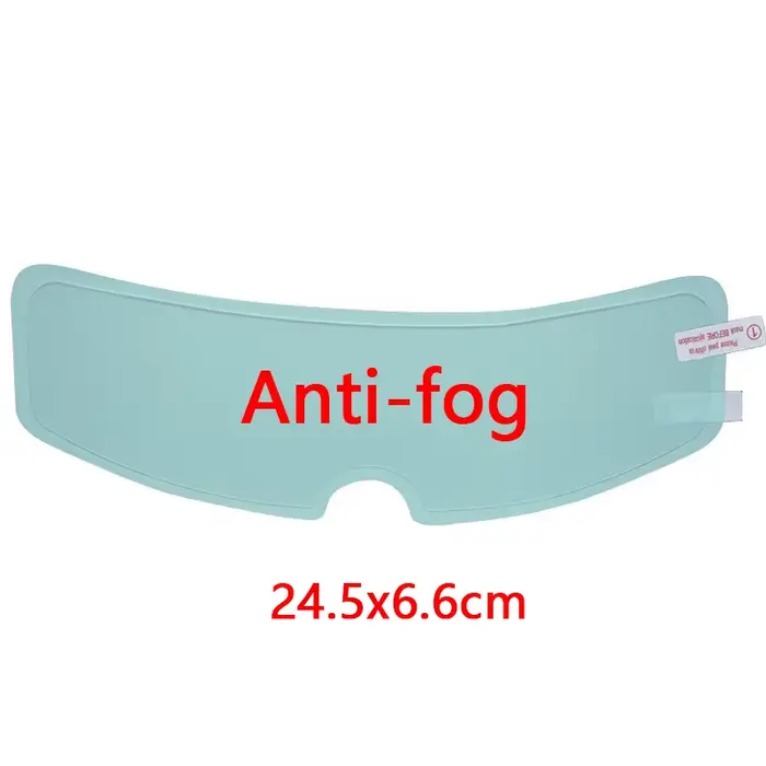 Lentille de casque de moto anti-buée transparente, film anti-pluie, autocollant de revêtement de car