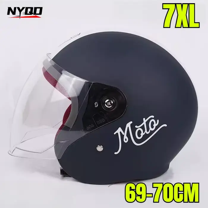 Casque de moto pour grosse tête