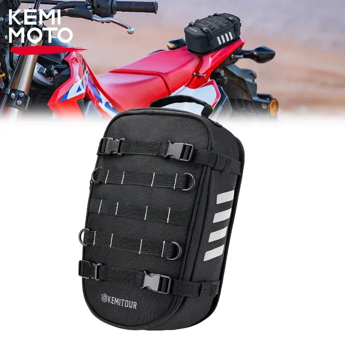 Sac arrière de garde-boue arrière de moto 6L