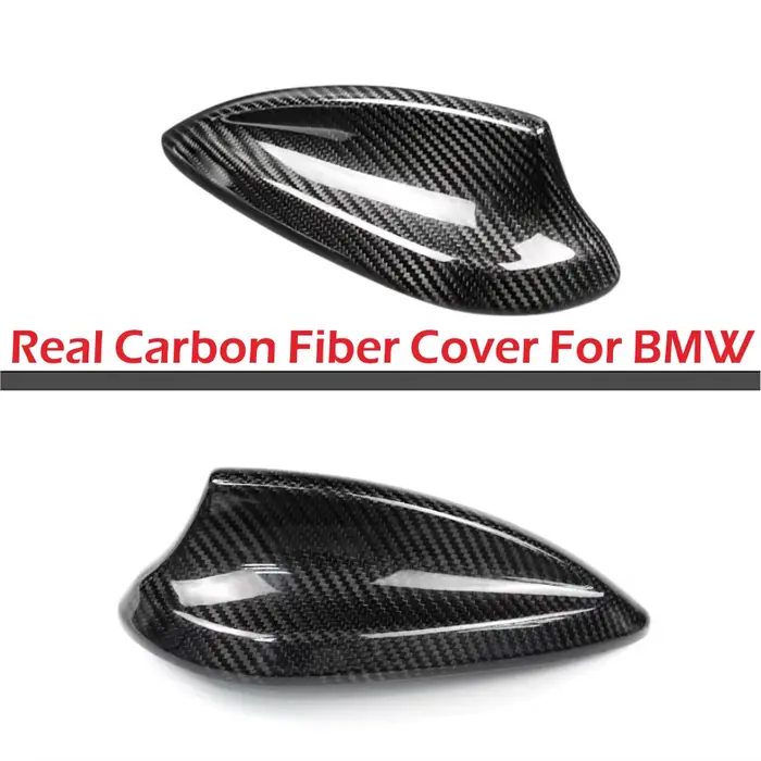 Couvercle d'antenne en Fiber de carbone véritable, pour BMW M2 M3 M4 12345 série 7 X1 X3 F22 F30 F34