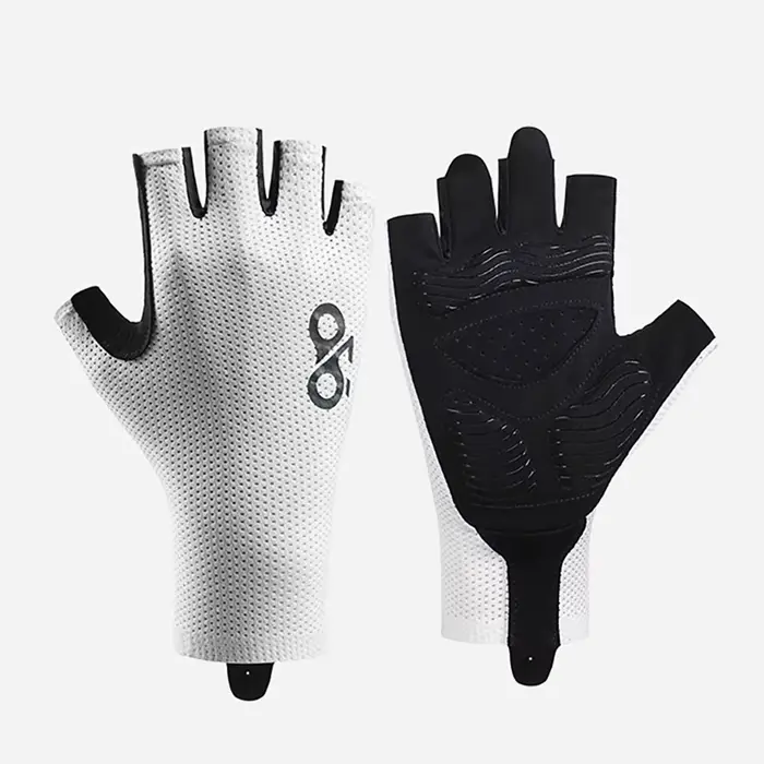 GOBYGO 1 paire de gants respirants à demi-doigts, antidérapants, absorbant les chocs, pour sports de