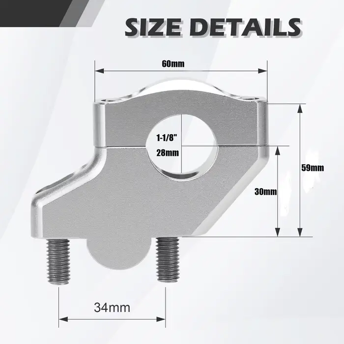 Riser de guidon de 28mm