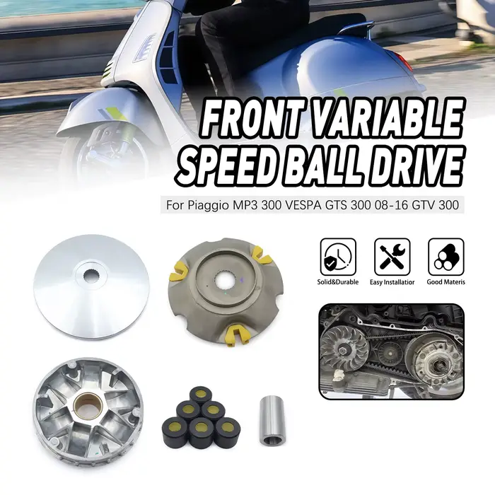 Accessoires de haute qualité pour moto, ensemble de variateur d'embrayage primaire pour Vespa GTS 30
