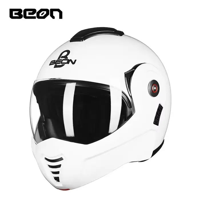 BEON moto arrière rabattable casque moto homme femme casques intégraux certification européenne ECE