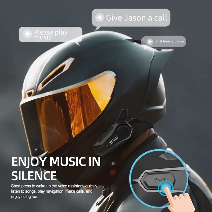 Oreillette Bluetooth sans fil pour moto